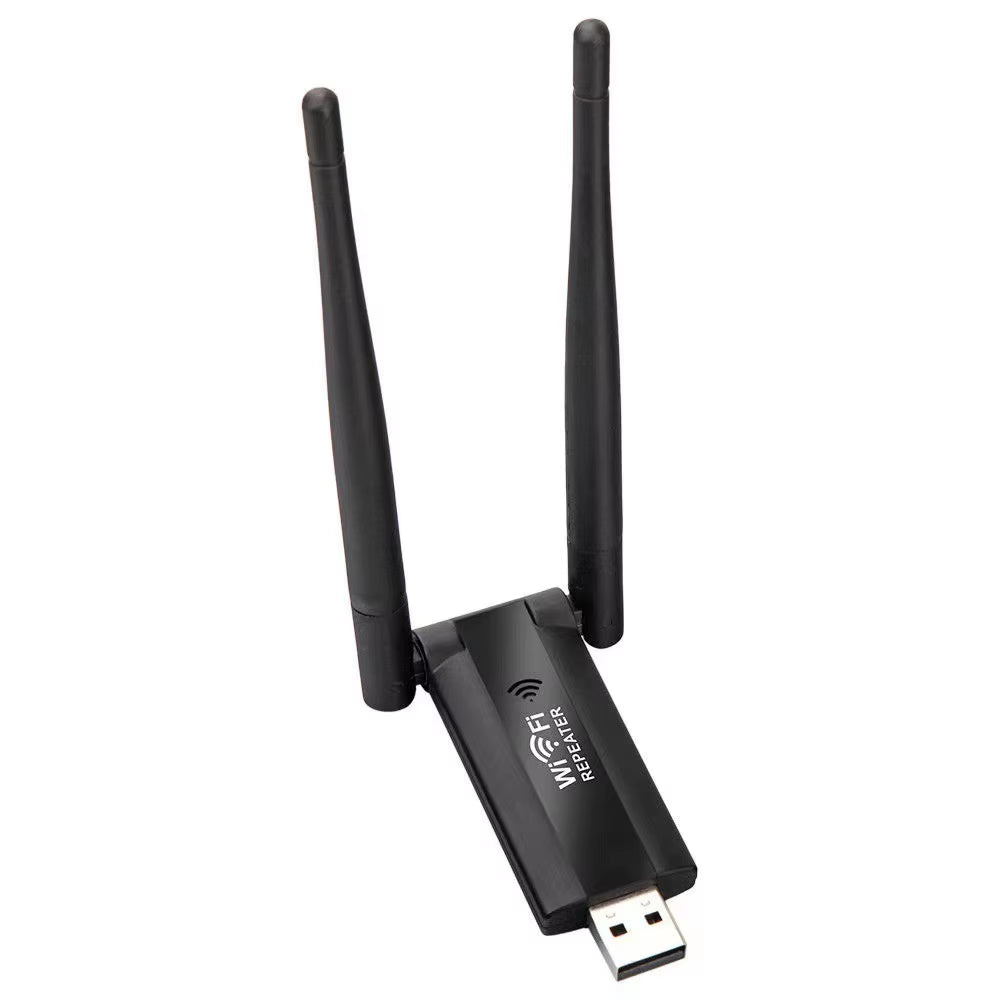 2.4G 300Mbps USB Wireless Wifi Repeater Extender Wifi Signal Amplifier Booster Long Range Wi-Fi Router Home Network Extension