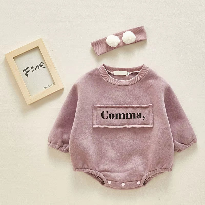 Girls Boys Romper New Born Baby Clothes 2022 Korean Version of the Spring Baby Girl Romper Baby Plush Jumpsuit Baby Out Clothes