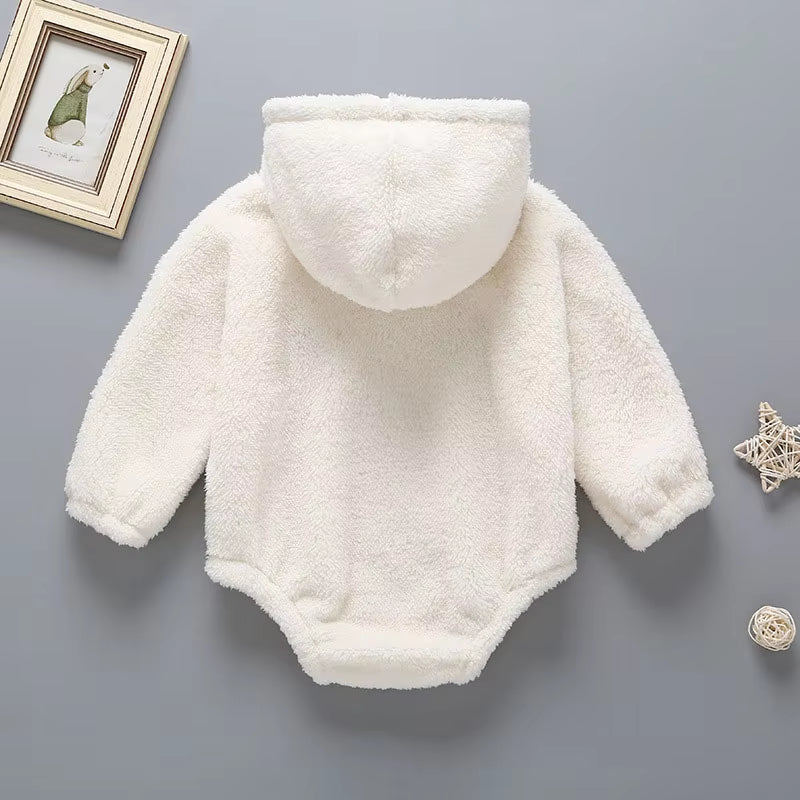 Girls Boys Romper New Born Baby Clothes 2022 Korean Version of the Spring Baby Girl Romper Baby Plush Jumpsuit Baby Out Clothes