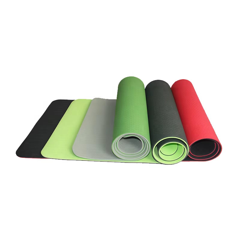 6Mm Yoga Mat anti Slip Extra Thick Big Large Tpe Yoga Mat Design Your Own Yoga Mat Custom Print Eco Friendly Kids