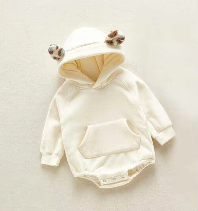 Girls Boys Romper New Born Baby Clothes 2022 Korean Version of the Spring Baby Girl Romper Baby Plush Jumpsuit Baby Out Clothes