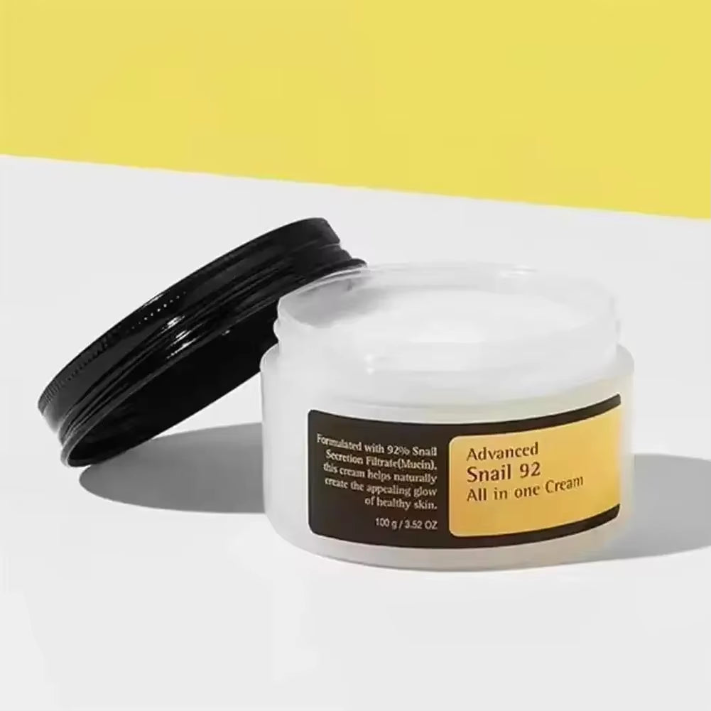 Advanced Snail 92 and Cream Snail 96 Mucin Power Essence Moisturizing Smoothing Nourishing Korean Facial Skin Care