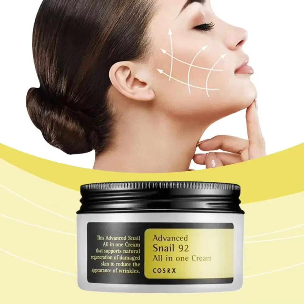 Advanced Snail 92 and Cream Snail 96 Mucin Power Essence Moisturizing Smoothing Nourishing Korean Facial Skin Care