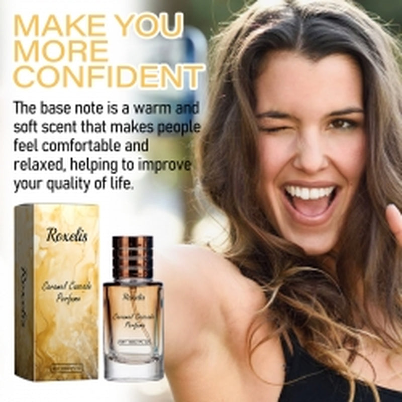 Roxelis Caramel Cascade Perfume Natural Light Fragrance Niche Perfume Exudes Charm Couple Dating Fragrance Perfume