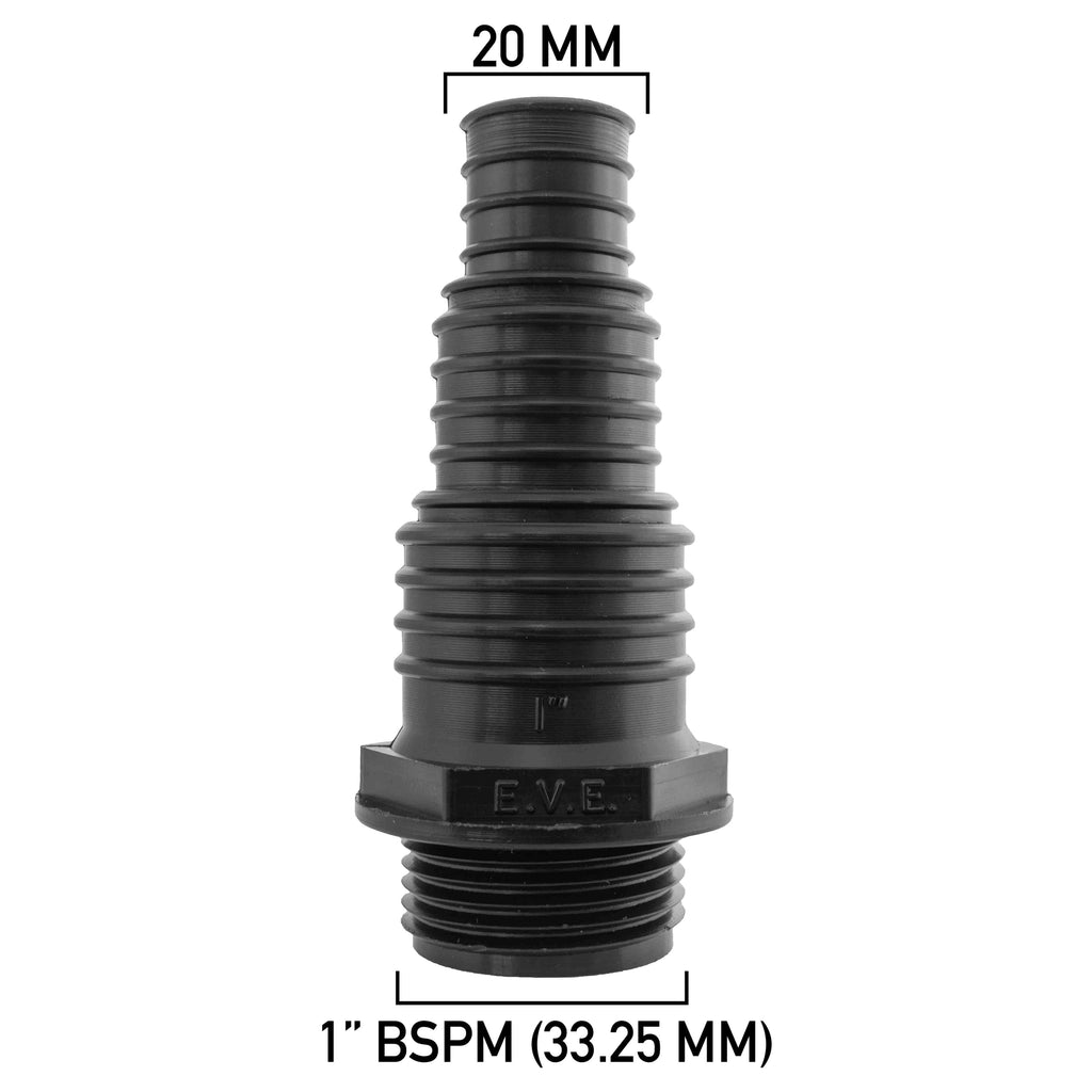 Pond Connector 1" BSPM - 20/25/32mm-1