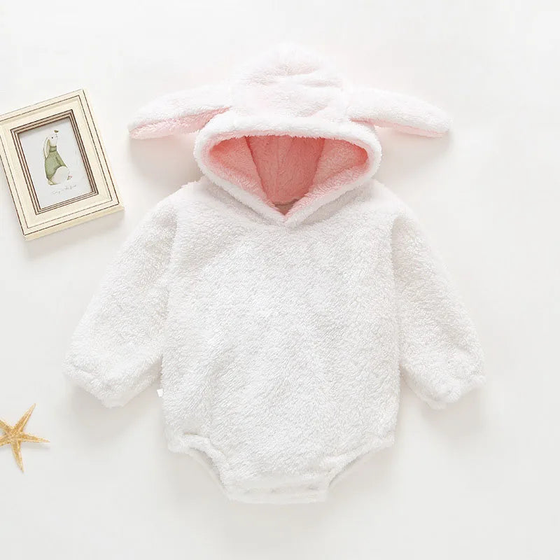 Girls Boys Romper New Born Baby Clothes 2022 Korean Version of the Spring Baby Girl Romper Baby Plush Jumpsuit Baby Out Clothes